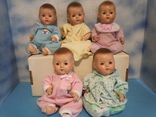 1930s Alexander 11 Dionne Quintuplet Set Composition Babies