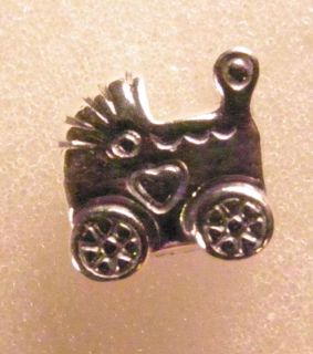 Authentic Pandora Sterling Silver Baby Carriage Charm 790346