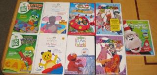 Huge 9 Kids DVD Lot * Disney Baby Einstein Leapfrog * New Doodlebops 
