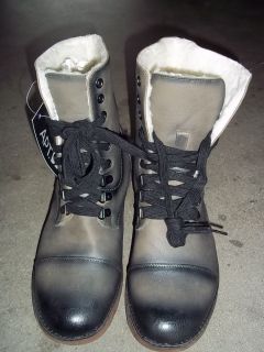 APT.9   Hirsch Black Convertible Cuff Fleece Lined Boots  Mens UPC 