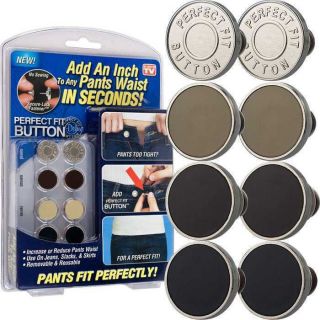 As Seen On TV The Perfect Fit Button Deluxe Adjustment Pants Extender 