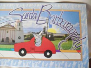 Santa Barbaraopoly Santa Barbara Monopoly Board Game California 