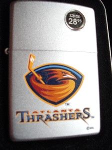 Atlanta Thrashers Zippo Lighter NHL Hockey Team RARE SEALED Sleeve 