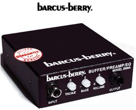 barcus berry piezo buffer preamp with eq 3000a