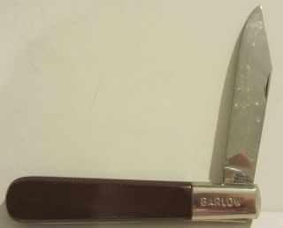 BARLOW SINGLE BLADE FOLDING POCKET KNIFE MADE IN WESTERN GERMANY