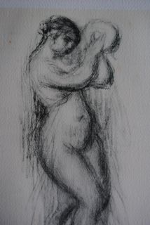 Auguste Renoir Danseuse AU Tambourin Gravure