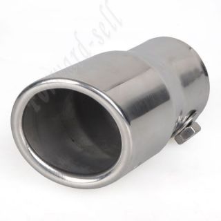 Auto Car Metal Exhaust Extension Tailpipe Tail Gas Pipe Stainless 