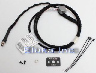 BMW Auxiliary Audio Input Cable Adapter E39 E53 E83 OEM