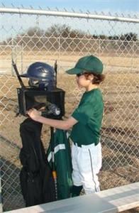 Equipment Organizer Softball Baseball Bat Glove Helmet