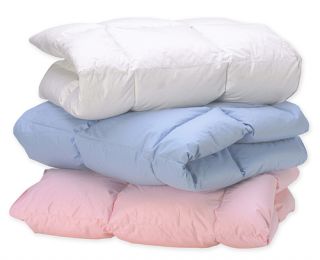 White Baby Down Alternative Comforter Blanket Duvet Insert for Crib 
