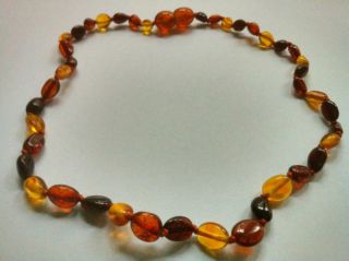 genuine baltic amber baby teething necklace