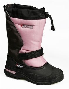 baffin mustang youth snowmobile boots black pink rated 40 c 40 f tpr 