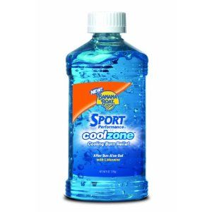 Wholesale Lot of 4 Banana Boat Sport Cool Zone After Sun Aloe Gel with 