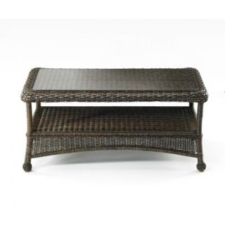 Balsam Outdoor Furniture Collection   Coffee Table, whicker high 