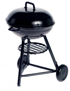 Dollhouse Miniature Outdoor Charcoal Barbeque Grill
