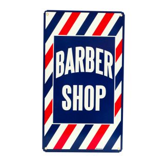 Barber Shop Vintage Style Sign Decoration Tin Classic Retro Antique 
