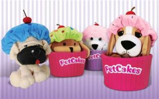 Petcakes Pet Cakes Plush Puppy Dog Toy All 4 Series 1