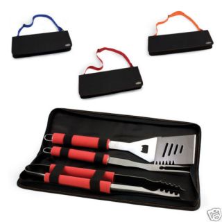Picnic Time Metro Barbecue Tools Set in Case 3 Colors