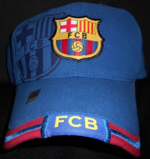    Barcelona Hat Officially Licensed by RHINOX Cap Barca Brand New Blue