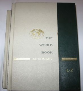 The World Book Dictionary by Clarence L Barnhart 2 Vol