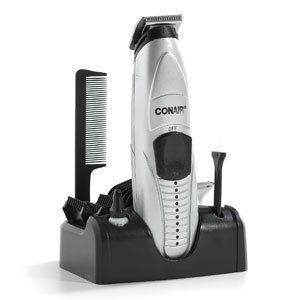 New Conair 12 PC Beard Grooming Trimmer Kit GMT175WCS