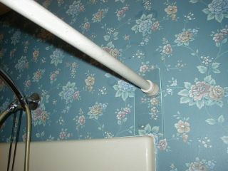 Bathroom Wall Protector and Shower Rod Support