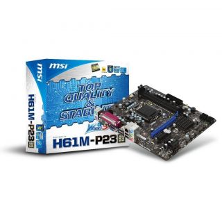 MSI H61M E23 B3 Desktop Motherboard Intel Core i7 i5 i3 LGA1155