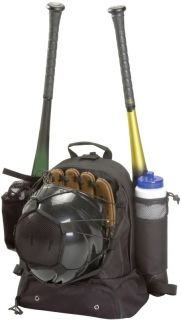 Baseball Softball Team Player Backpack Bookbag Bat Glove Helmet Carry 