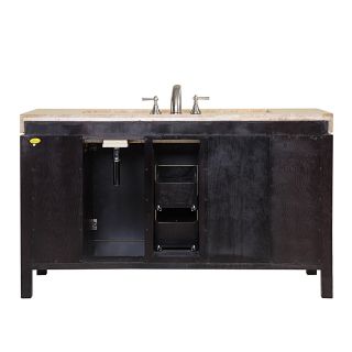 60 flyer modern single ramp sink bathroom vanity sku 90228t