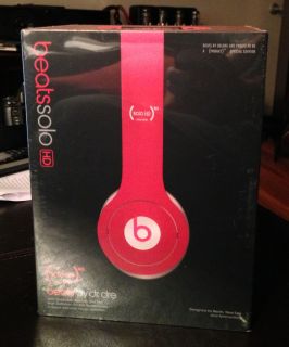 beats by dre solo hd product red special edition nib