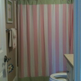   Barn Kids Girls Bathroom Set 16PC Pink Green Shower Curtain Towels Rug