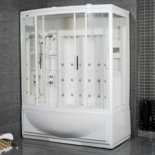   ZAA210 Ameristeam Tub Shower Steam Enclosure Sauna Whirlpool