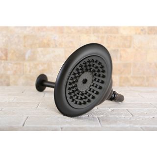 oil rubbed bronze vintage bell 6 in shower head with shower arm 