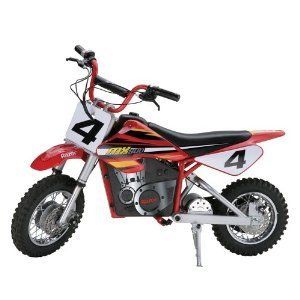   Dirt Rocket Electric Motocross Bike Motor Cycle Battery Red New
