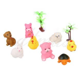 set 8 baby kids bath toy animals brand new they can float on water and 