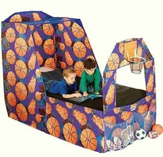 Boy Sport Basketball Ball Room Twin Bed Topper Tent NEW