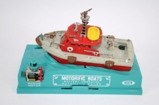   Ideal Mighty Blaze Motorific Battery Operated Boat   Motor Looks New