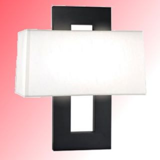 Sonneman Otto Wall Sconce with White Linen Shade