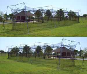 Complete 55x12x12 Batting Cage Net Frame