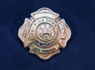Battle Mountain Nevada Fire Department Badge