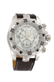 Jay Baxter Mens Leather Band Wrist Watch Chrono Look Design 501