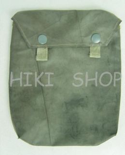 GERMAN WWII gas mask cape pouch Reproduction rubberized   Click Image 