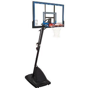 Spalding Portable Basketball Hoop 50 Polycarbonate Backboard Break 