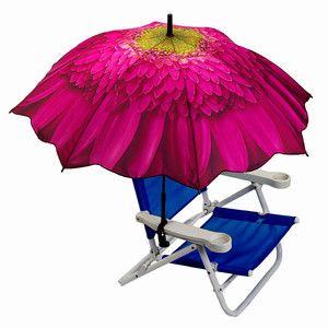   Daisy Clamp on Portable Beach Patio Sun Umbrella Windproof