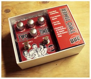 BBE Stomp Box Two Timer Dual Analog Delay Retail Demo Unit True Bypass 