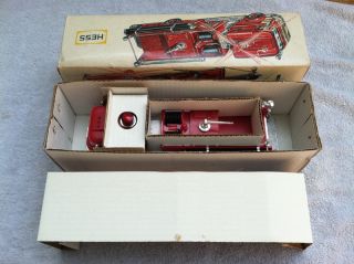   Trucks 1970 1971 Hess Red Fire Truck Box 4 Inserts Never Used