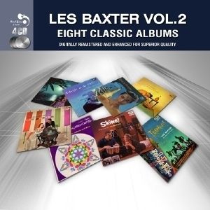 Les Baxter EIGHT CLASSIC ALBUMS VOL. 2 New Sealed 94 Tracks 4 CD BOX 