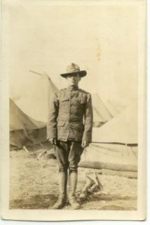 military soldier in uniform old rppc postcard mailed no we carry a 