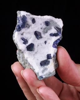 Triangularblue Benitoite 14 Crystals on Natrolite Matrix Benito 