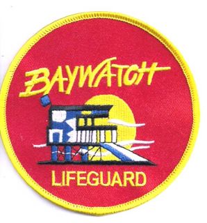 Baywatch Lifeguard TV Series Logo 4 Suit/Costume Patch FREE S&H (BWPA 